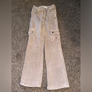 Zara Girl Tan Cargo Pants